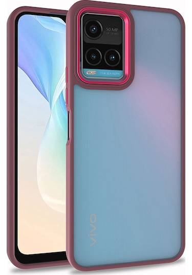 Zore Vivo Y21s Kılıf Msra Flora Kapak - Yeşil Yeşil