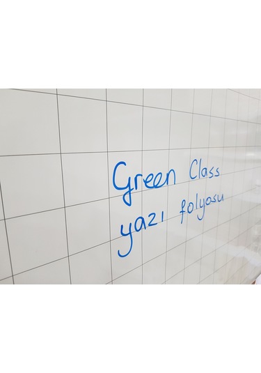 Mıknatıslı Kareli Yazı Folyosu