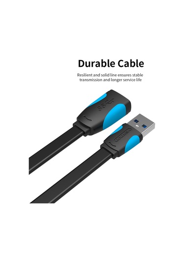 Springsun Ventıon Usb 3.0 Uzatma Kablosu Erkek - Dişi Usb Uzatıcı Sinyal Güçlendirici 5gbps Daha Hızlı Hız Evrensel Uyumluluk