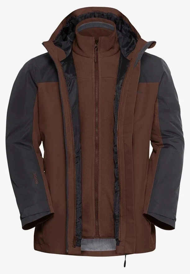 Jack Wolfskin Taubenberg 3ın1 Jacket Mont Kahve R. Kahve