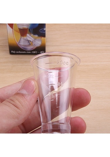 Cbtx Pc Küçük Ölçme Kabı Cihazı Çift Başlı Dereceli Süt Çay Tartı Bardak Ölçme Aracı, Özellikler:büyük