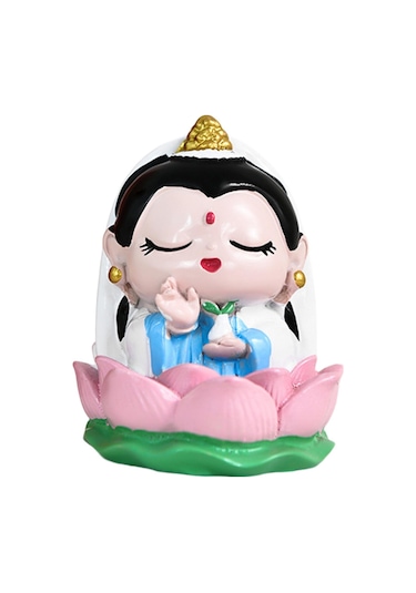 Suntek Çin Figürleri Heykel Dekorasyonu Taşınabilir Guanyin