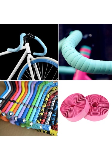 Yol Bisikleti Gidon Bandı Sargısı 6 Farklı Renk Seçenekli Siyah - Kırmızı - Beyaz