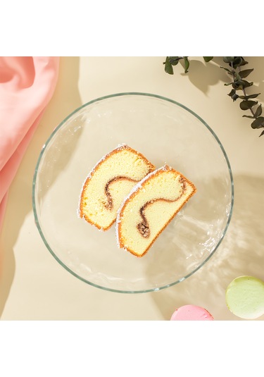 Porisma Rgy077 Bubbles Ayaklı Cam Kase Kek Tatlı Sunum Standı 19c