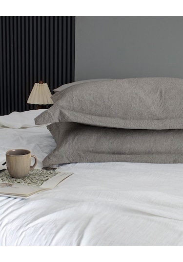 Madame Coco Meleni Tek Kişilik Comforter Set - Kahverengi Toprak