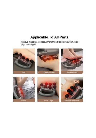 Maoyaya Fasya Tabancası 16 Kafa Profesyonel Vücut Masaj Aleti Çok Renkli Çok Renkli