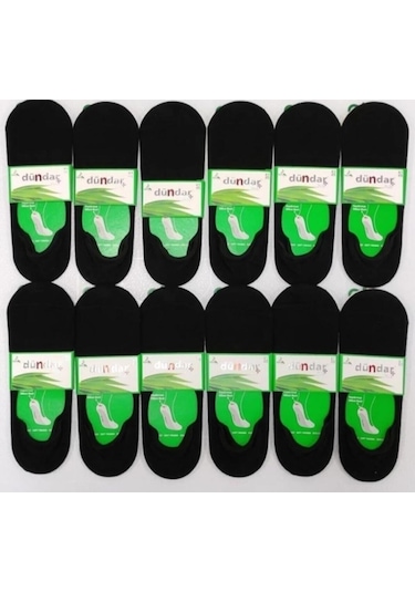 Dündar Plus 5541 Erkek Bambu Silikonlu Babet Çorap 12 Adet 001