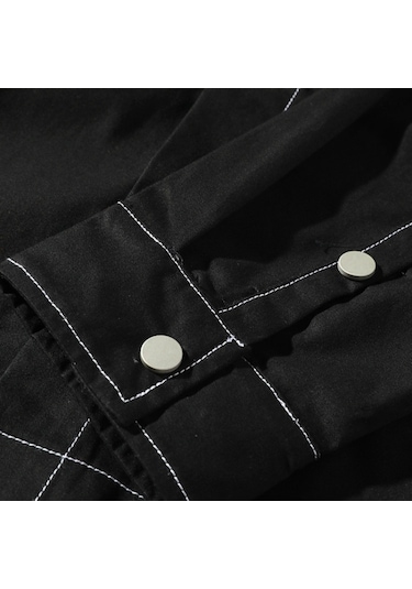 Pasifix Erkekler İçin Uzun Kollu Gömlek Ceket 001