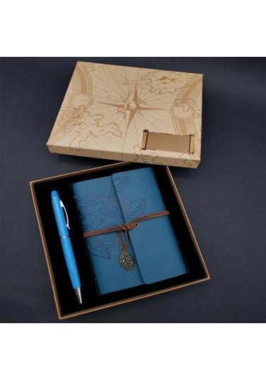 Defter Kalem Mavi Set 1 Adet