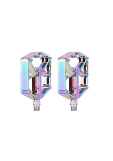 Meroca Rainbow Alüminyum Platformlu Rulmanlı Bisiklet Pedalı