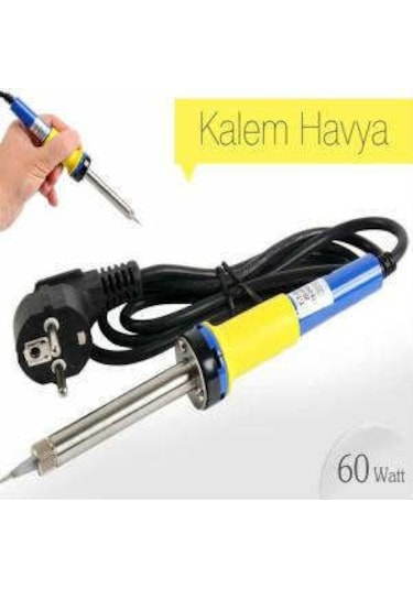 Lehim Makinesi Havya 60 W Kalın Kablo Kampanyalı