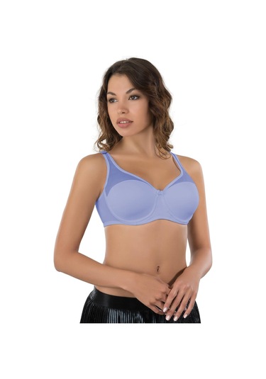 İndigo Mı Emay 167c Pedli Tül Toparlayıcı Sütyen İndigo