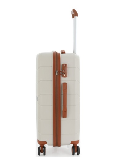 Mçs Polipropilen Valiz V366 65 Cm S20sy100004165 11139 Kemik - Kahverengi