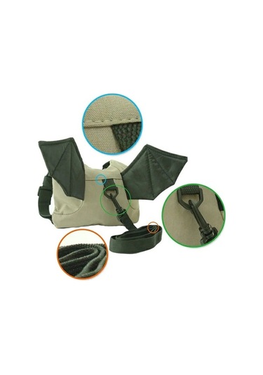 Karikatür Sevimli Çocuk Sırt Çantası Bebek Hayvan Pelüş Çanta Güvenliği Sağlamak İçin Çekme Halatı İle Anti-kayıp Çanta Çok Renkli