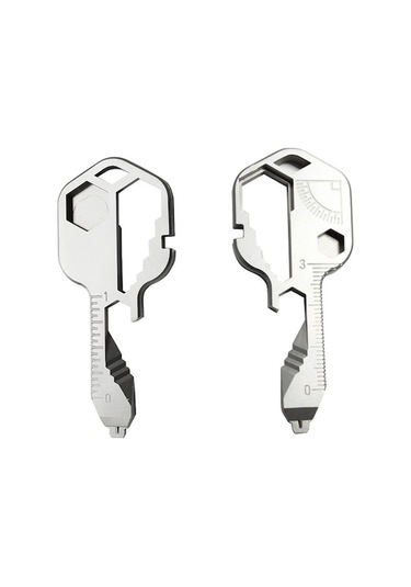 Didadodo Çok Fonksiyonlu Anahtarlık Paslanmaz Çelik Anahtar Aracı Şişe Açacağı Tornavida Kordon K Aracı Açacak & Tirbuşon 46465780 Gümüş