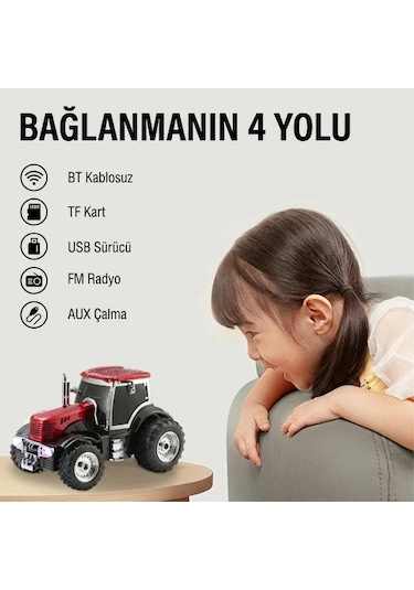 Vexor Traktör Tasarımlı Bluetooth Hoparlör