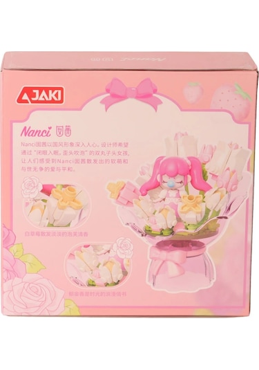 Hk121 Jaki Çiçek Buketi 187 Parça Block Oyuncak