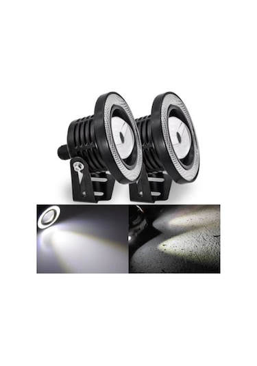 76 Mm Beyaz Angel Led Halkalı Sis Farı