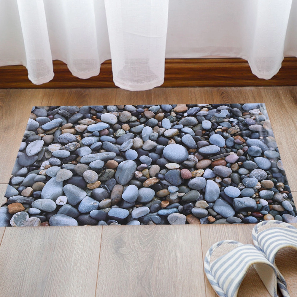 Hangfox Pvc Taş Desenli Otomatik Yapışkan Duvar Sticker - Su Geçirmez, Nem Engellici, Kolay Kurulum - Banyo, Koridor, Ev Dekorasyonu 50x70cm Diğer