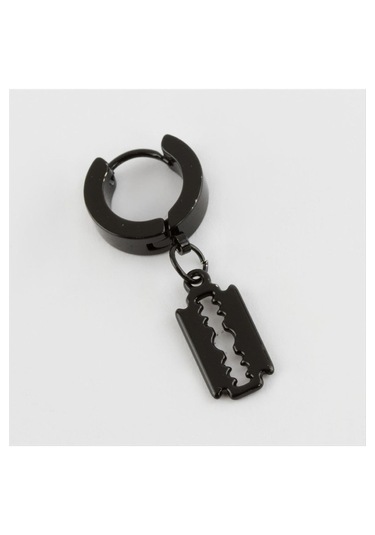 Hg.Aksesuar Erkek Jilet Figürlü Çelik Küpe 1 Adet 0330