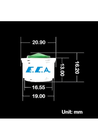 E.C.A. Su Tasarruflu Perlatör Elemanı Sprey Akışlı Musluk Ucu 3 Lt - Dk Beyaz