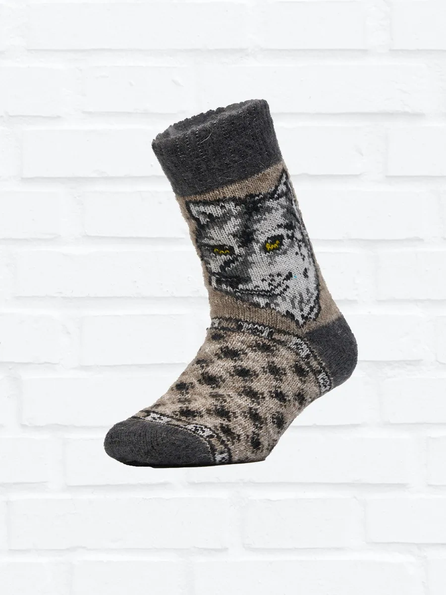 Nakın Yünlü Sıcak Kış Çorapları Hediye 3 Çift 132080305 Siyah Melanj