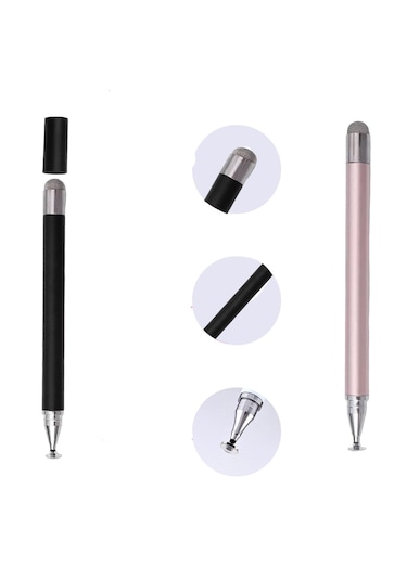 Microcase AL4764 2 İn 1 Disk Uçlu Stylus Kalem Pembe