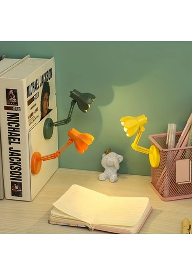 Xuweiwei Koyu Mavi Mini Yaprak Şekilli Dekoratif Sehpa Lambası Mutfak Oturma Odası