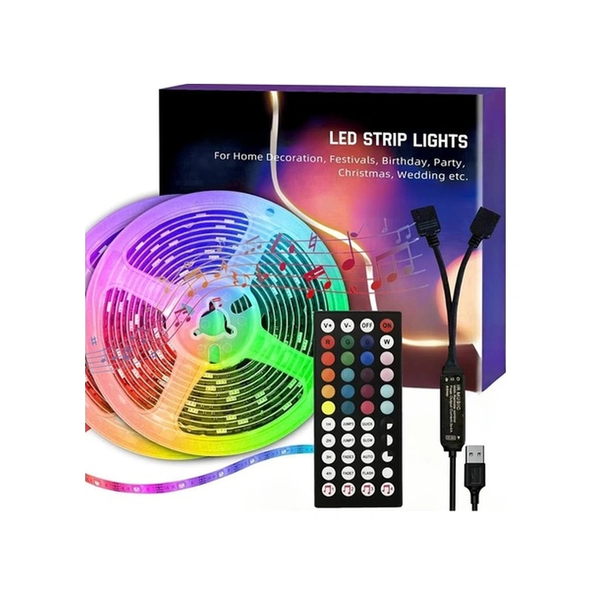 Trendooze Sunshine022 Rgb Led Şerit Işık 44 Tuşlu Uzaktan Kumanda