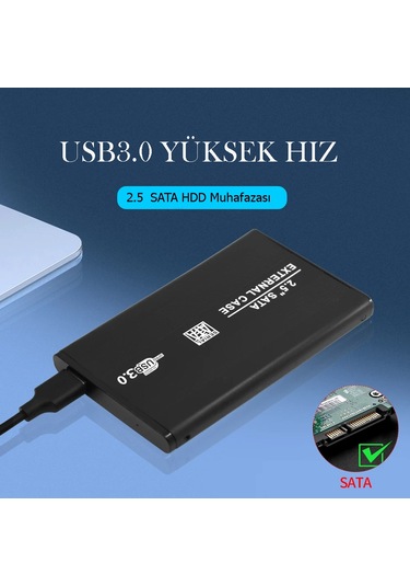 Techtic 2.5 Inç Usb 3.0 Sata Hdd Aluminyum Harddisk Kutusu