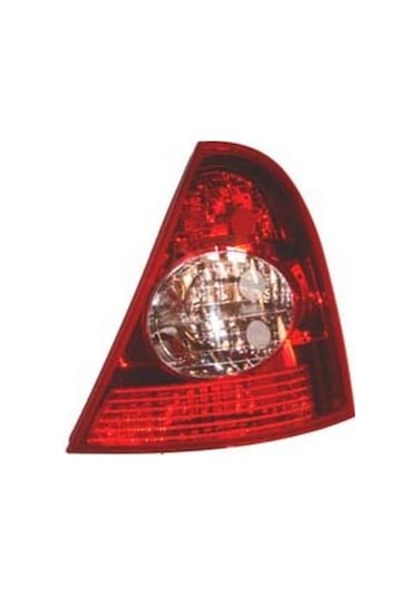 2002-2006 Renault Clio Hb Stop Lambası Sol Kırmızı-ortası Beyaz Duysuz Pleksan Adet Oem No:8200071413