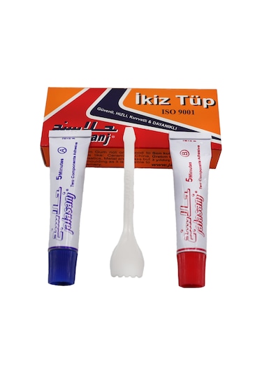 İran Yapıştırıcı İkiz Tüp 20gr Plastik Ve Çelik Yapıştırıcı
