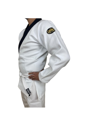 Jiu Jitsu Elbisesi Jujitsu Gi Bjj Gi Ju Jitsu Kimono Siyah Yakalı Beyaz