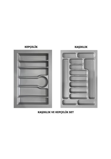 LİDER 75*49 Çekmece İçi Kepçelik ve 75*49 Kaşıklık İkili Set