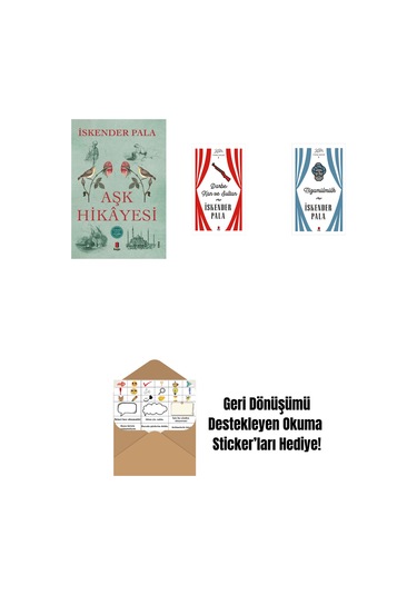 Aşk Hikâyesi + Darbe: Kan Ve Sultan Ciltli + Nizamülmülk Ciltli + Okuma Sticker'ları