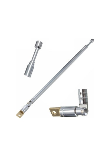 No9 Teleskopik Çubuk Anten Kapalı 22Cm Açık 86Cm