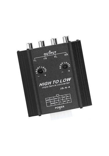 Reedark 4 Kanal Oto Ses Yüksekten Düşük Frekans Filtresi Dönüştürücü - Gürültü Engelleme, Rca Çıkışlı, Hızlı Isı Dağıtımı