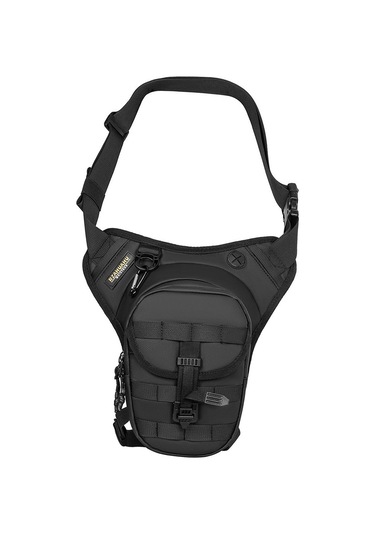 Skycity Motorcycle Çok Amaçlı Çanta: Yağ Tankı/bel/bacak Çantası, Su Geçirmez, Genişletilebilir, Poliester, Siyah Ya679