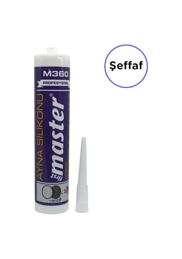 Master M360 Ayna Silikonu Şeffaf 280 Ml