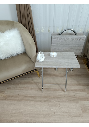 Çanta Zigon Sehpa,4'lü Sehpa, Zigon Sehpası, Mdf Mebran - Cordoba