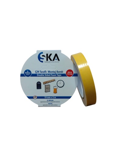 Sağlam Ka Çift Taraflı Bant Hotmelt Köpük 19mmx5m