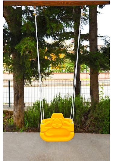 Teplay İpli Plastik Sarı Bebek Salıncağı