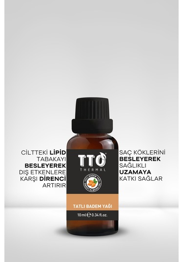 Tto Thermal Tatlı Badem Yağı 10 ML