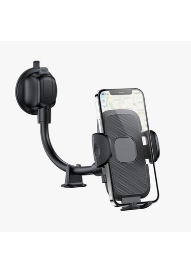 Telefon Tutucu Ayarlanabilir Vakum Kilitli Cam Ve Torpidoya Takılabilen Tutucu