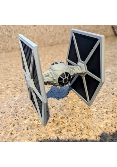 Tie Fighter Uçak Maket Kiti Yıldız Savaşları Temalı Kurulabilir
