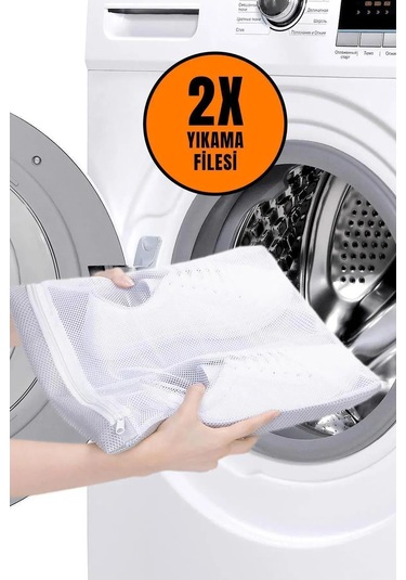 2 Adet Ayakkabı Yıkama Filesi Ve Sütyen Yıkama Topu