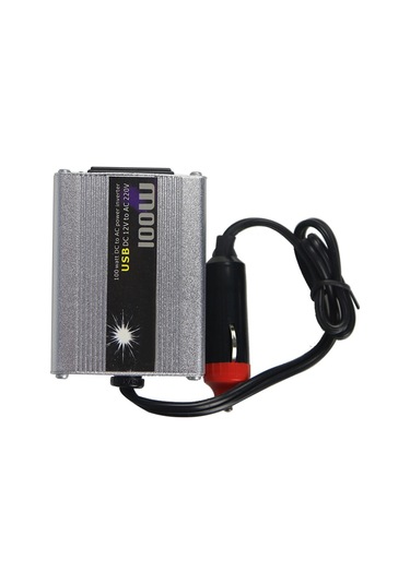 Vkemall "taşınabilir 100w 12v-220v Araç İnvertörü - Usb Çıkışlı, Aşırı Yük Korumalı"