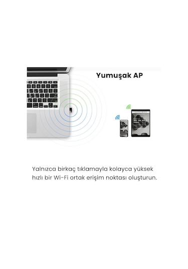 Cudy Wu650 5ghz 433mbps, 2.4ghz 200mbps Wi-fi Mini Usb Adaptör Ac1200 Serisi
