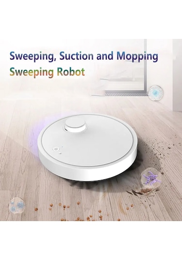 Yenı 3'ü 1 Arada Islak Ve Kuru Ultra-ince Temizleme Makinesi Otomatik Robotlu White Beyaz