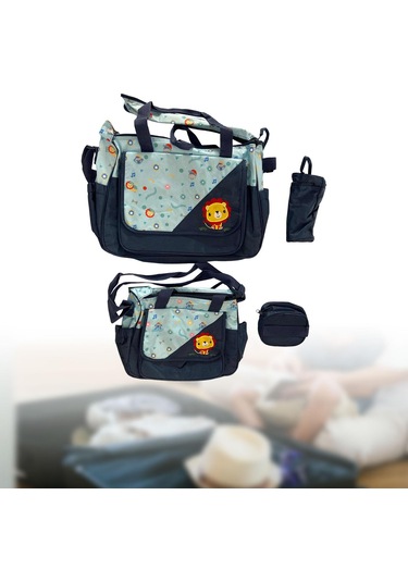 Suntek Bebek Bezi Çanta Seti Cepli Şişe Çantalı Koyu-mavi 0 Numara